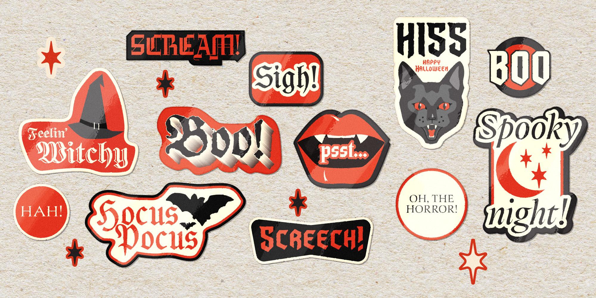 Fonts that go bump in the night